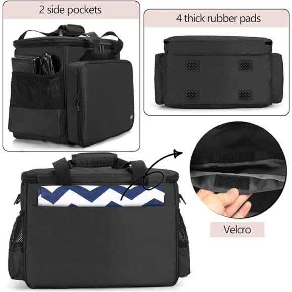 Sewing Machine Carrying Bag with Removable Padding Pad, Tote Bag - Picture 5 of 16